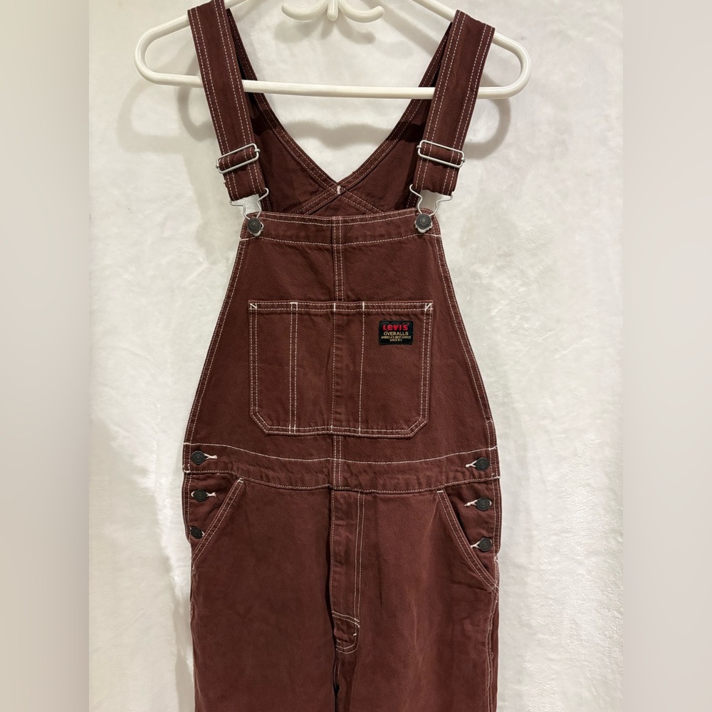 Levi’s Red Tab Overalls Brown Size Small Workwear, Boho, Festival Wear Western